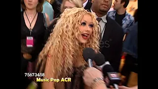 Christina Aguilera at the Red Carpet of 2001 MTV Movie Awards HQ