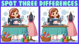 99% can't find differences!! | Find 3 Differences between two pictures | Spot the Difference No44