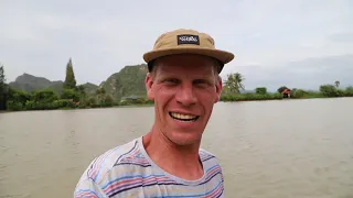 Fishing in Thailand @ Jurassic Mountain Resort: Alan Blair and Martin Bowler Carp fishing