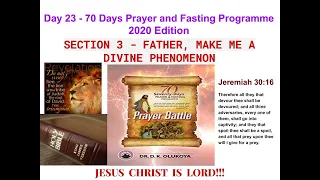 Day 23 Prayers   MFM 70 Days Prayer and Fasting Programme 2020 Edition