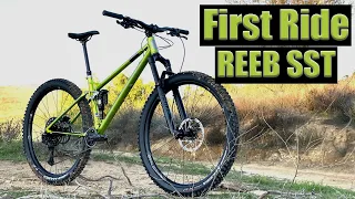 THE BEST STEEL TRAIL BIKE MADE IN THE USA?? First Ride Impressions - Reeb SST - Mountain Bike Action