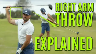 Right Arm Throw Explained | Incredible Clubhead Speed