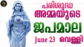 Rosary Malayalam I Japamala Malayalam I June 23 Friday 2023 I Sorrowful Mysteries I 6.30 PM