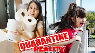 Our NEW ROUTINE AND REALITY - Life in Quarantine | Emily and Evelyn