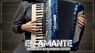 El Amante - Nicky Jam - ( accordion cover 🪗 )