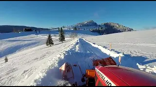 zetor crystal 170 hd am schneeräumen extrem 2 teil