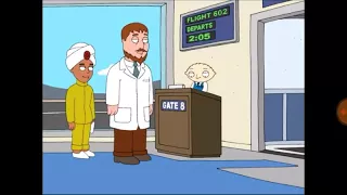 Stewie's job at the airport.