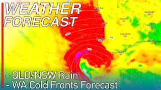 Severe Weather and Dangerous Storms Forecast to Impact WA and Queensland Over the Next Week