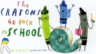 🖍️The Crayons Go Back to School - Animated Read Aloud Book (with Messy Craft at the End )