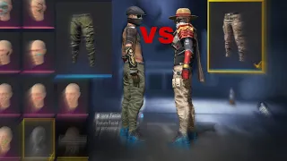 combinações calça sobrevivente VS calça de combate|Free Fire