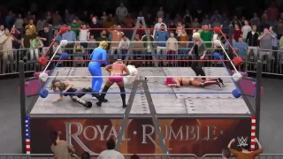 Presidents/Wrestlers Royal Rumble (with Commentary)