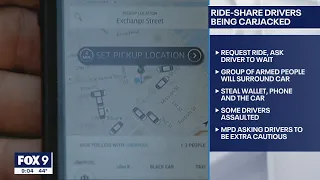 MPD: Uber, Lyft drivers being targeted by carjackers | FOX 9 KMSP