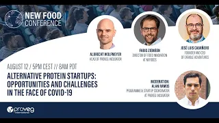 New Food Conference Webinar: Alternative protein startups - opportunities and challenges in 2020