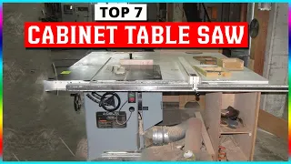 Best Cabinet Table Saws in 2024