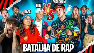 Carlos Reagindo: BATALHA DE RAP - ENALDINHO VS. RAFA E LUIZ