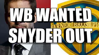 Warner Bros Wanted Zack Snyder off of Justice League