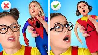 MUÑECA NIÑERA Vs. NIÑERA ARAÑA- Mi nana es una SUPERHEROÍNA por La La Vida Emojis