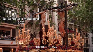 [4K] SALIDA MISTERIO MONTSERRAT |TRES CAIDAS DE TRIANA | 2022