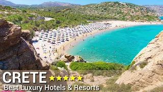 TOP 10 BEST 5 Star Luxury Hotels And Resorts In CRETE , GREECE  | Part 2