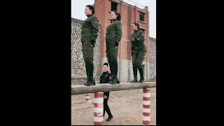 تدريب الفتيات في الصين عسكريا