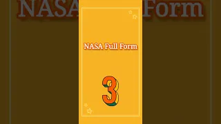 NASA Full Form || gk #gkquiz #gkallexam