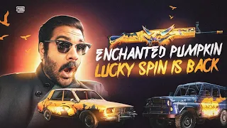 Pubg Mobile Pumpkin Scar L is Back! Enchanted Pumpkin UAZ ! GG!#pubgmobile #grandfather Lucky Spin 🎃