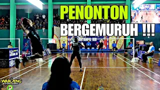 AKBAR BINTANG Jadi Ancaman di Tarung Bebas Badminton. Adu Smash Petir di KJA OPEN