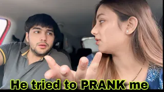 He tried to PRANK me | #funny #real #prank