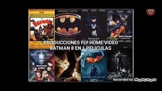 PRODUCCIONES FLY HOME VIDEO BATMAN 8 EN 1 PELICULAS🇲🇽💿🏴‍☠️(DVD PIRATA) 100% EN MEXICO