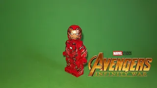 Lego custom Ironman from Infinity War Showcase