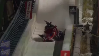 American bobsled crashed in Calgary