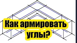 КАК АРМИРОВАТЬ УГЛЫ ЛЕНТОЧНОГО ФУНДАМЕНТА