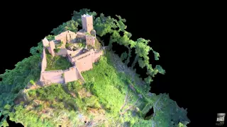 3D model of Château Saint-Ulrich in Ribeauvillé, France