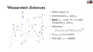 MINDS Seminar:Ilya Razenshteyn, May 14, 2020, Scalable Nearest Neighbor Search for Optimal Transport