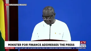 Finance Minister briefs press on upcoming meeting - News Desk on JoyNews (12-5-22)