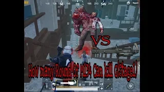 Pubgmobile G(stage1) How many round of M134 can kill a G(Stage1) pubgmobile Zombiemode Tyrant