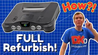 How To Refurbish A Nintendo 64 🎮 Full Guide 🛠