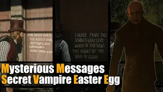 Secret Vampire Easter Egg in The Saint Denis (All Outcomes) Mysterious - Red Dead Redemption 2