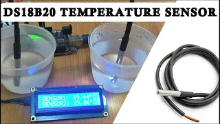 DS18B20 WATERPROOF TEMPERATURE SENSOR WITH ARDUINO.