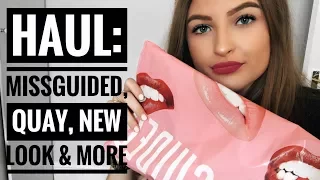 HAUL: MISSGUIDED, QUAY, NEW LOOK & MORE | Phoebe Moon