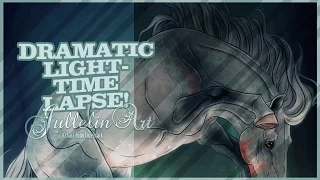 Dramatic Light - Time Lapse Drawing!