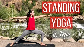 10 min Standing Yoga Full Body Stretch - Yoga Without a Mat