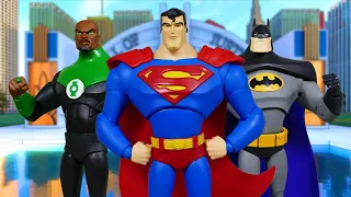 McFarlane DC Multiverse Animated Superman Batman and Green Lantern