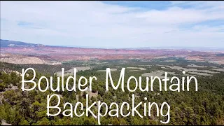 Boulder Mountain Backpacking And Fishing