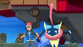 Pokemon XY&Z- Ash-Greninja~Satoshi-Gekkouga in Action Against Army of Megas