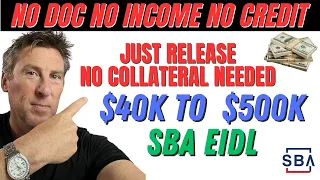 $40K to $500K EASIEST LOAN EVER! No Credit 3.75 Interest SBA EIDL  LOAN