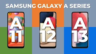 Samsung A13 VS A12  VS A11 | Samsung Galaxy A Series Smartphones Comparison: It is better?