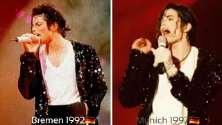 Michael Jackson | Billie Jean Comparison Bremen 1992 VS Munich 1997
