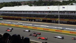 F1 Barcelona GP 2015, View From the Main Grandstand