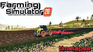 CULTIVATE & Fertilize the Field's ,selling soyabeans.FARMING SIMULATOR 20 (TIMELAPSE).